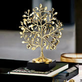 Metal Gold Tree ē Marble Base Ornament