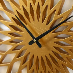Geometric Wooden Decorative Wall Clock