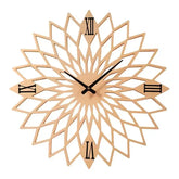 Geometric Wooden Decorative Wall Clock