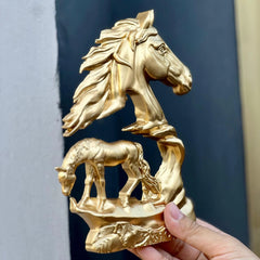 Horse Sculpture Wall Decor