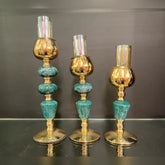 Marble Candle Stand (Set of 3)