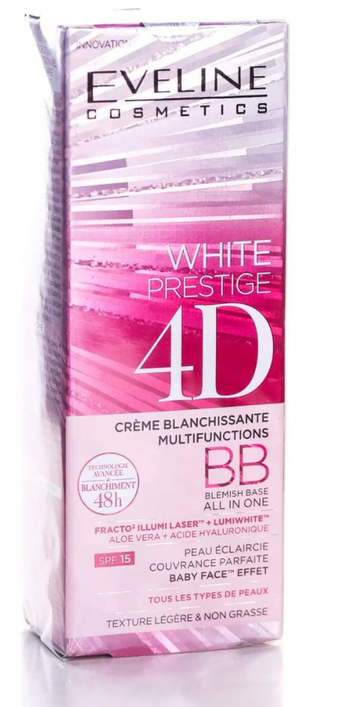 EVELINE WHITE PRESTIGE BB CREAM 4D 50 ML EVELINE WHITE PRESTIGE BB CREAM 4D 50 ML