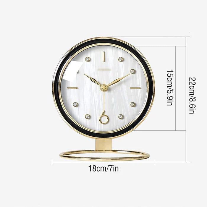 Decorative Metal Table Clock Decorative Metal Table Clock