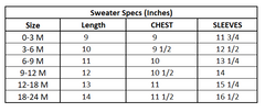 INFANT GIRLS ACRYLIC SWEATER THREAD FUSION-MULTI
