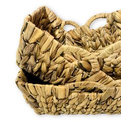 Jute Square Baskets (Set Of 3)