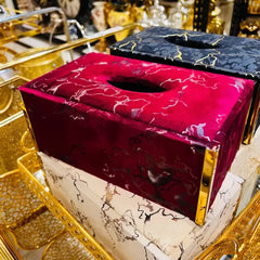 Leather Tissue Box