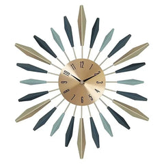 Luxe Metal Wall Clock For Living Room