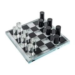 Modern Luxury Marble Crystal Chessboard