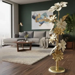 Metal Floral Floor Decor
