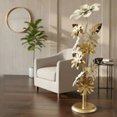 Metal Floral Floor Decor