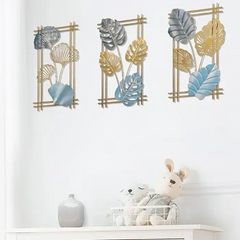 Leafy Metal Wall Hanging