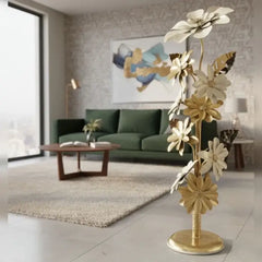 Metal Floral Floor Decor