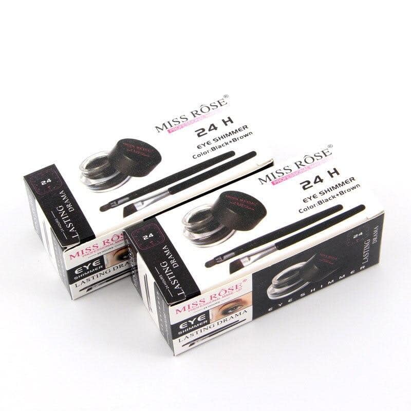 MISS ROSE Gel Eyeliner - 2 color set Black and Brown MISS ROSE Gel Eyeliner - 2 color set Black and Brown