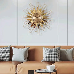 Modern Fashion Metal Iron Wall Clock