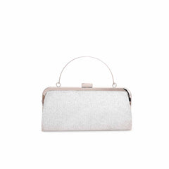 Silver Fancy Clutch