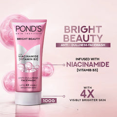 PONDS FACE WASH BRIGHT BEAUTY 100 GM