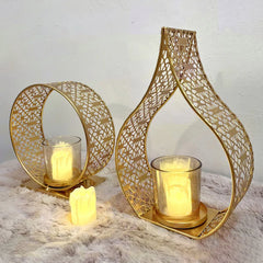 Round Arabic Candle Sconce