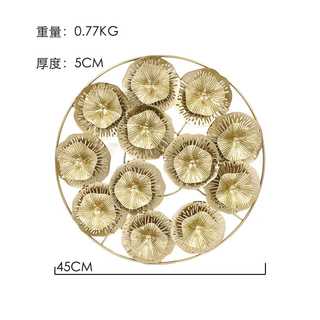 Hanging Iron Round Wall Decoration Hanging Iron Round Wall Decoration