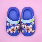 Dashing Blue Hello Dudu Kids Clogs