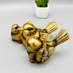 Sparrow Decor Sculptures (Set Of 3)