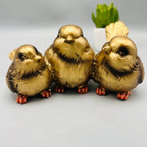 Sparrow Decor Sculptures (Set Of 3)
