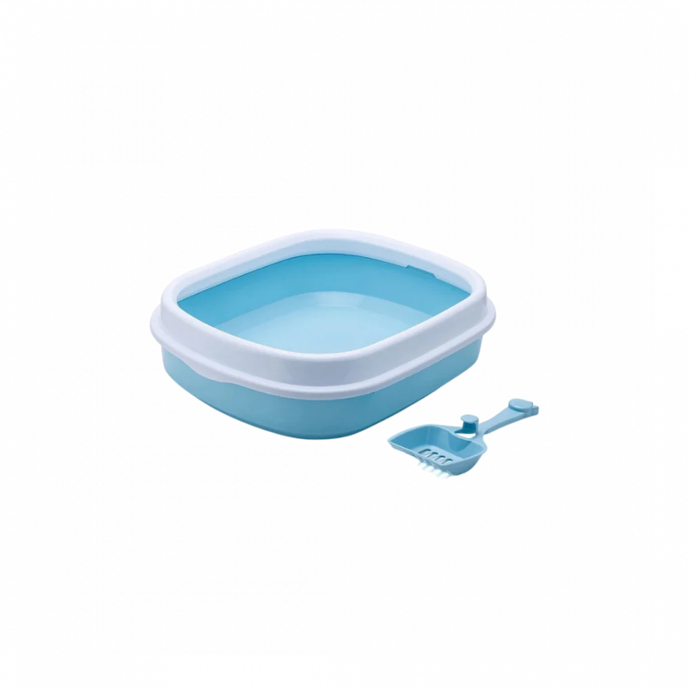 CATCHCAT PETS CAT LITTER TRAY WITH SCOOP 18 INCH CATCHCAT PETS CAT LITTER TRAY WITH SCOOP 18 INCH