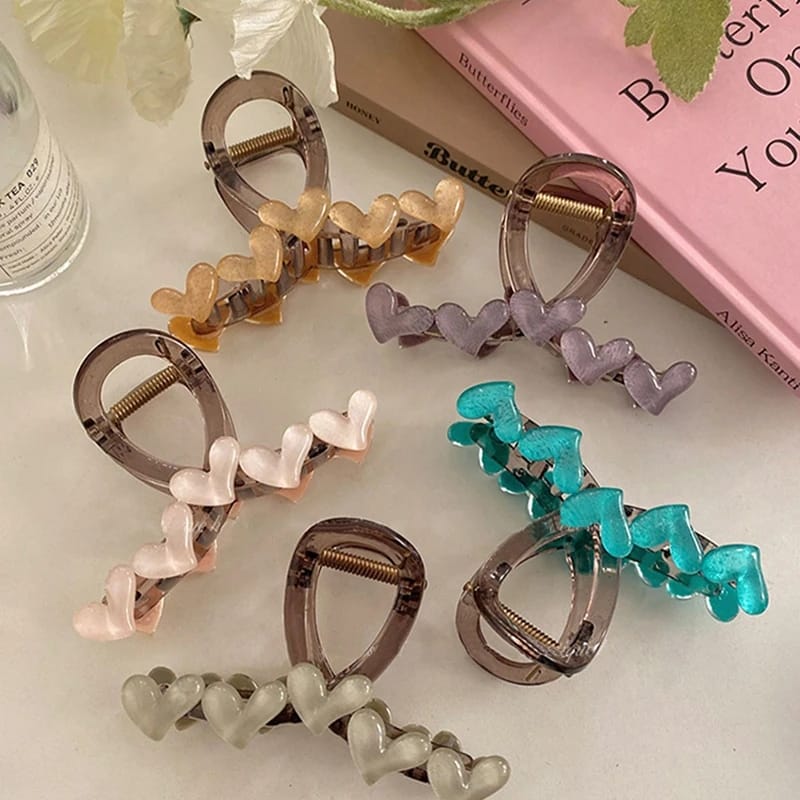 HEARTS - HAIR CLAW HEARTS - HAIR CLAW