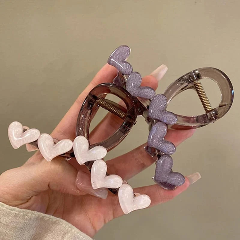 HEARTS - HAIR CLAW HEARTS - HAIR CLAW