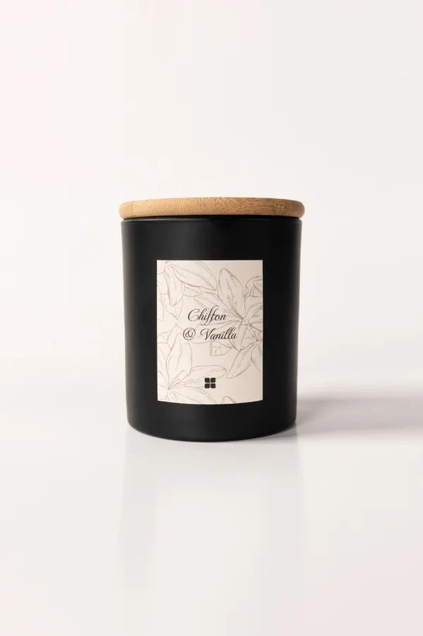 Chiffon And Vanilla Scented Candle Chiffon And Vanilla Scented Candle