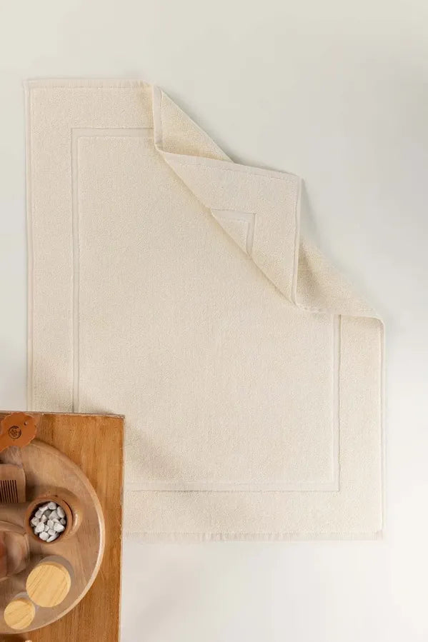 Cream Terry Bath Mat 24 Cream Terry Bath Mat 24