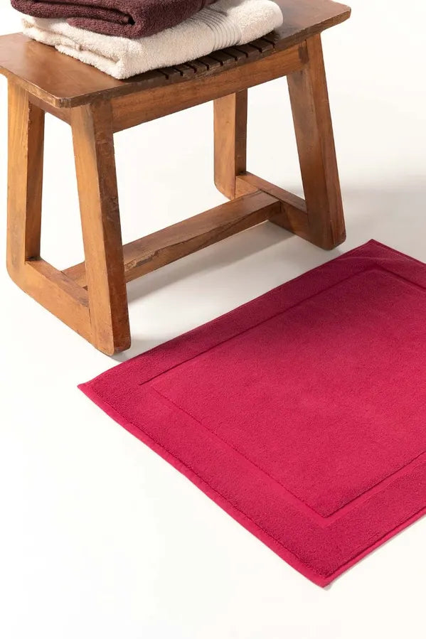 Crimson Terry Bath Mat Crimson Terry Bath Mat