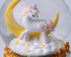 Moon Unicorn Crystal Ball Globe
