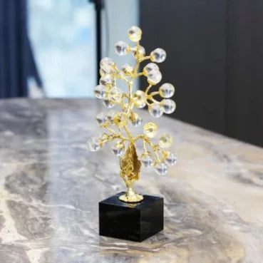 Crystal Ball Gemstone Tree Ornament Crystal Ball Gemstone Tree Ornament