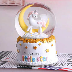 Moon Unicorn Crystal Ball Globe