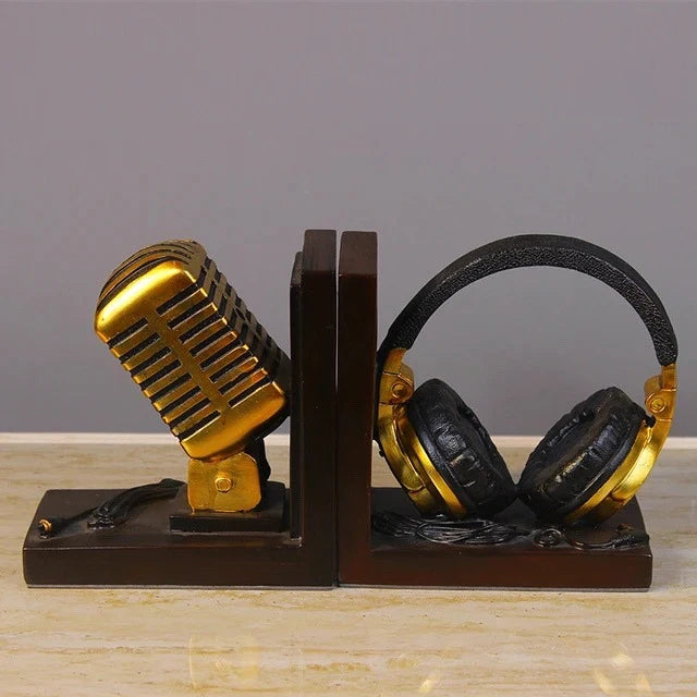Microphone Headset Model Bookend Microphone Headset Model Bookend