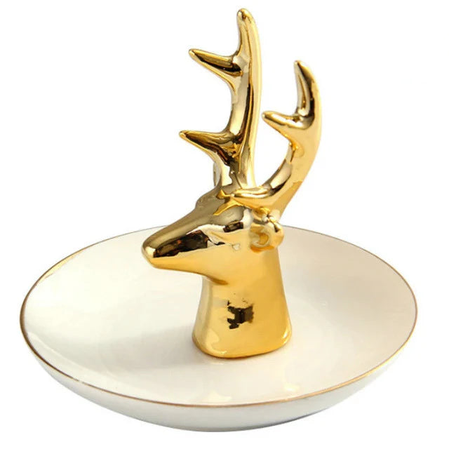Deer Head Dish Decor Deer Head Dish Decor