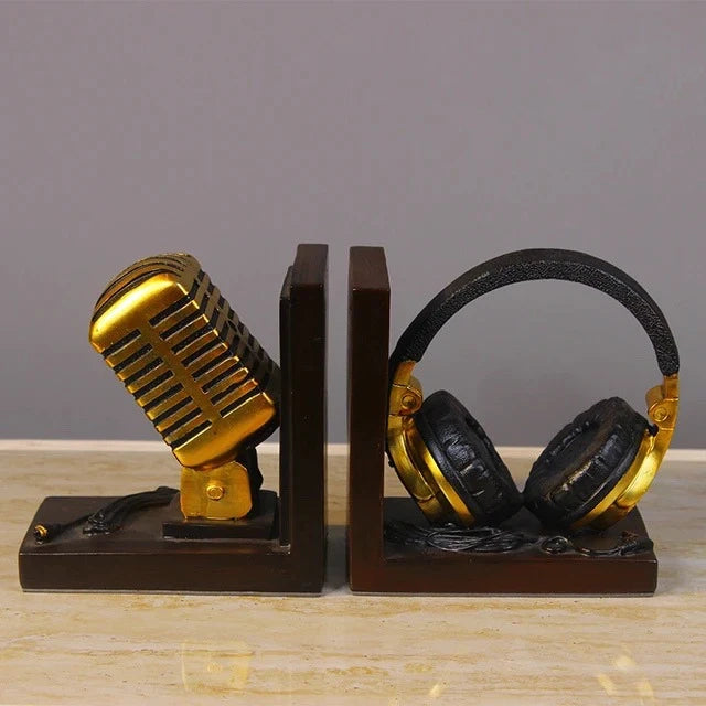 Microphone Headset Model Bookend Microphone Headset Model Bookend