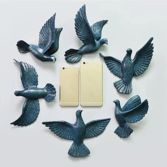 3D Seagull Birds Wall Decor (Set of 6) 3D Seagull Birds Wall Decor (Set of 6)