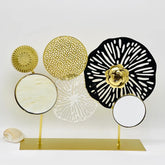 Metal Mirror Panel Decor