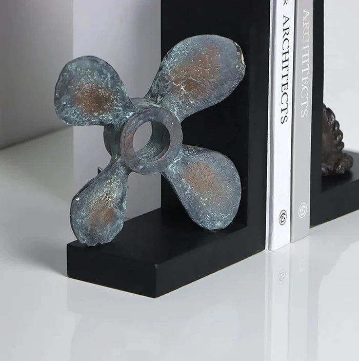 Nautical Decoration Bookends (Pair) Nautical Decoration Bookends (Pair)