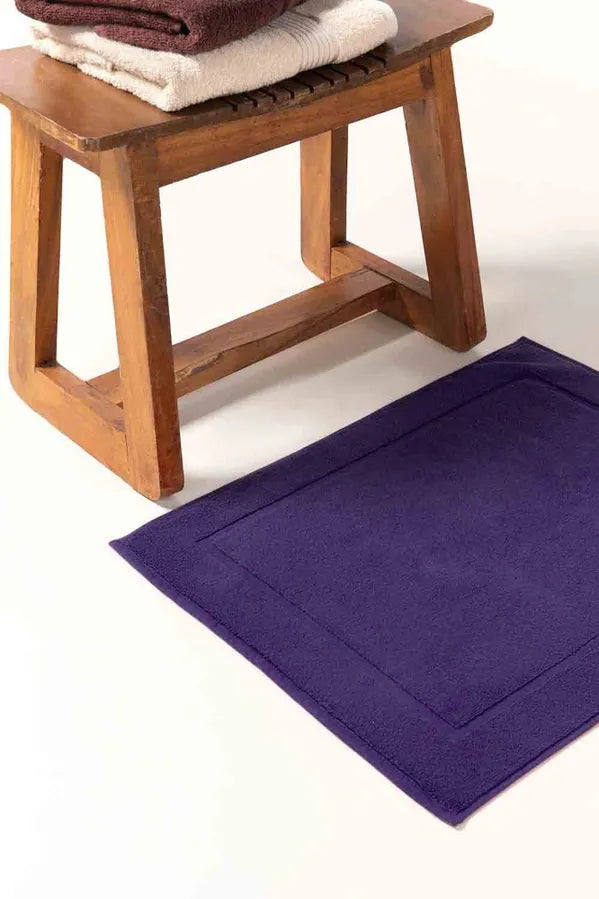 Purple Terry Bath Mat Purple Terry Bath Mat
