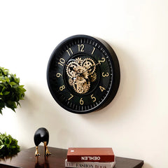 Vintage Moving Gear Wall Clock