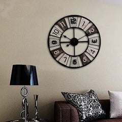 Iron Art American Living Room Clock