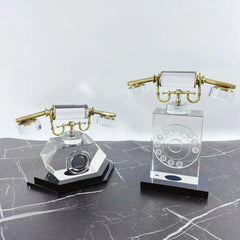 Vintage Style Simulation Telephone Sculpture