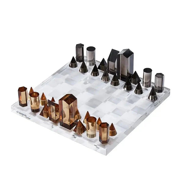 K9 Fine Glass Chess Game Set K9 Fine Glass Chess Game Set