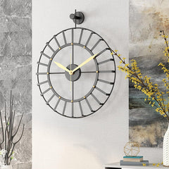 Round Wall Clock Without Numbers