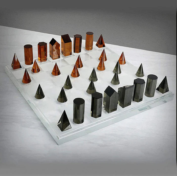 K9 Fine Glass Chess Game Set K9 Fine Glass Chess Game Set