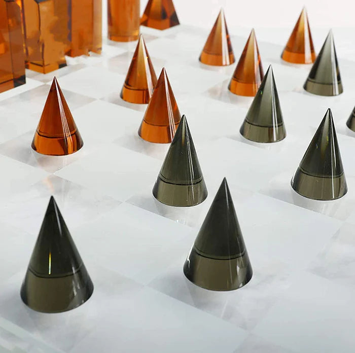 K9 Fine Glass Chess Game Set K9 Fine Glass Chess Game Set