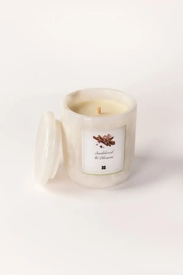 Sandalwood And Blossom Scented Candle Sandalwood And Blossom Scented Candle