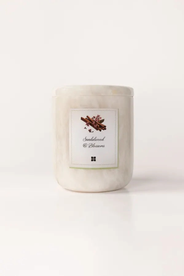 Sandalwood And Blossom Scented Candle Sandalwood And Blossom Scented Candle